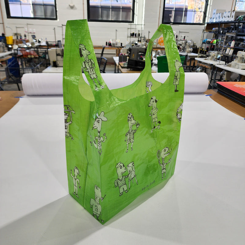 バッグ HIGH TAIL DESIGNS Shopping Bag Msize HIGH TAIL DESIGNS × Ryuji Kamiyama / DCF Shopping Bag