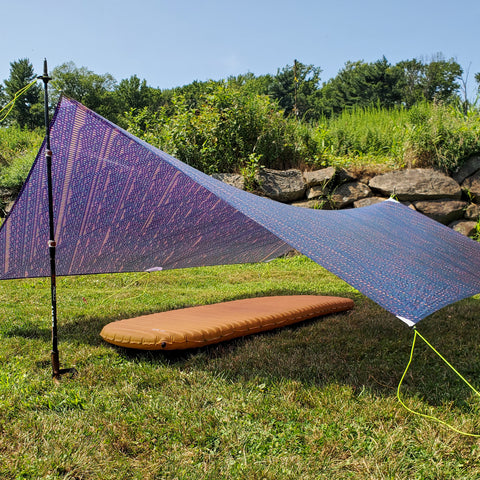 asymmetrical tarp Ultralight Catenary Curve Tarp – High Tail Designs